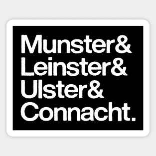 Irish Provinces Names List Magnet